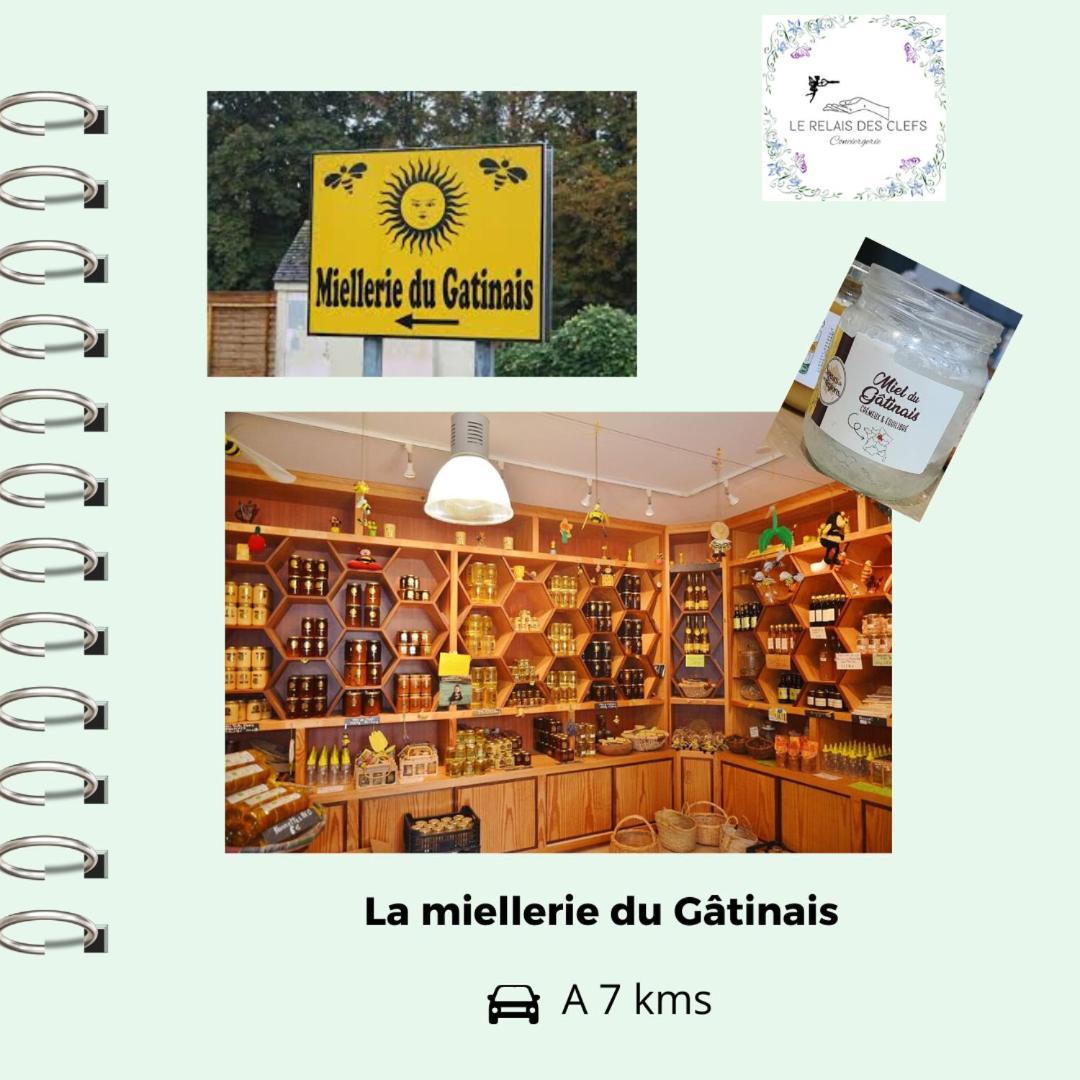 Le Relais Des Clefs - Au Calme Du Gatinais - Escapade A Deux - Terrasse Privee - Wifi - Offre Romantique Sur Demande Valpuiseaux エクステリア 写真